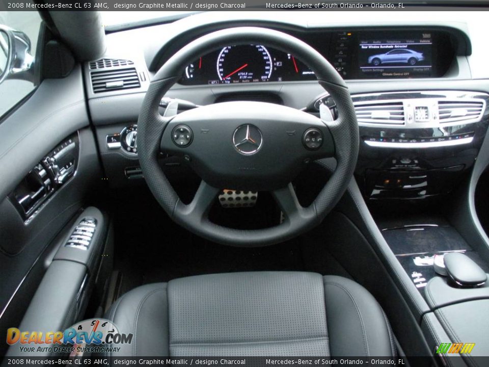 2008 Mercedes-Benz CL 63 AMG designo Graphite Metallic / designo Charcoal Photo #21