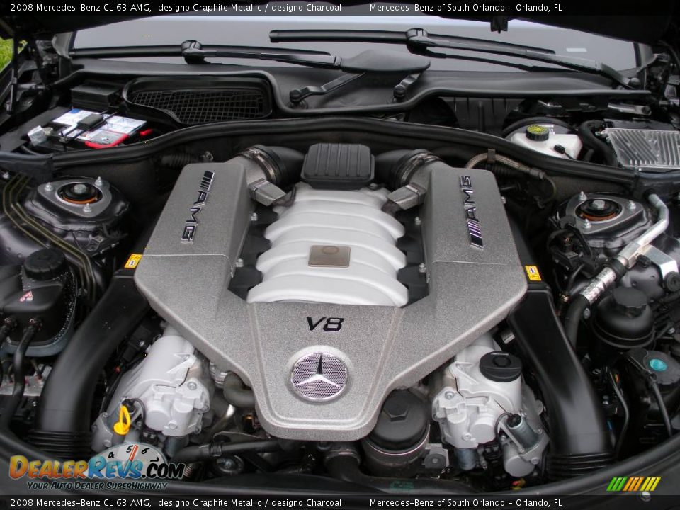 2008 Mercedes-Benz CL 63 AMG designo Graphite Metallic / designo Charcoal Photo #28