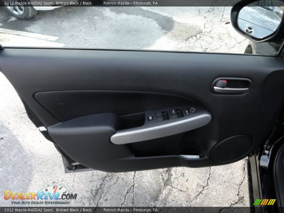 2012 Mazda MAZDA2 Sport Brilliant Black / Black Photo #14