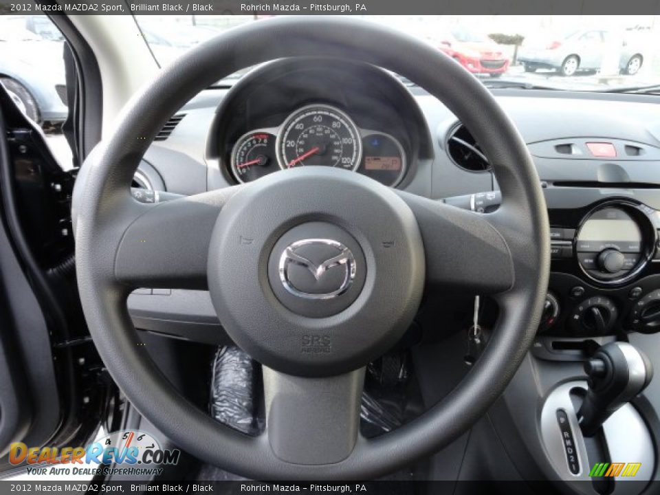 2012 Mazda MAZDA2 Sport Steering Wheel Photo #17