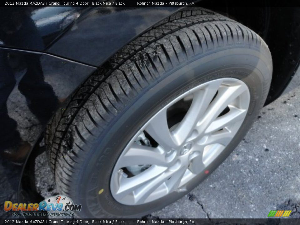 2012 Mazda MAZDA3 i Grand Touring 4 Door Black Mica / Black Photo #9