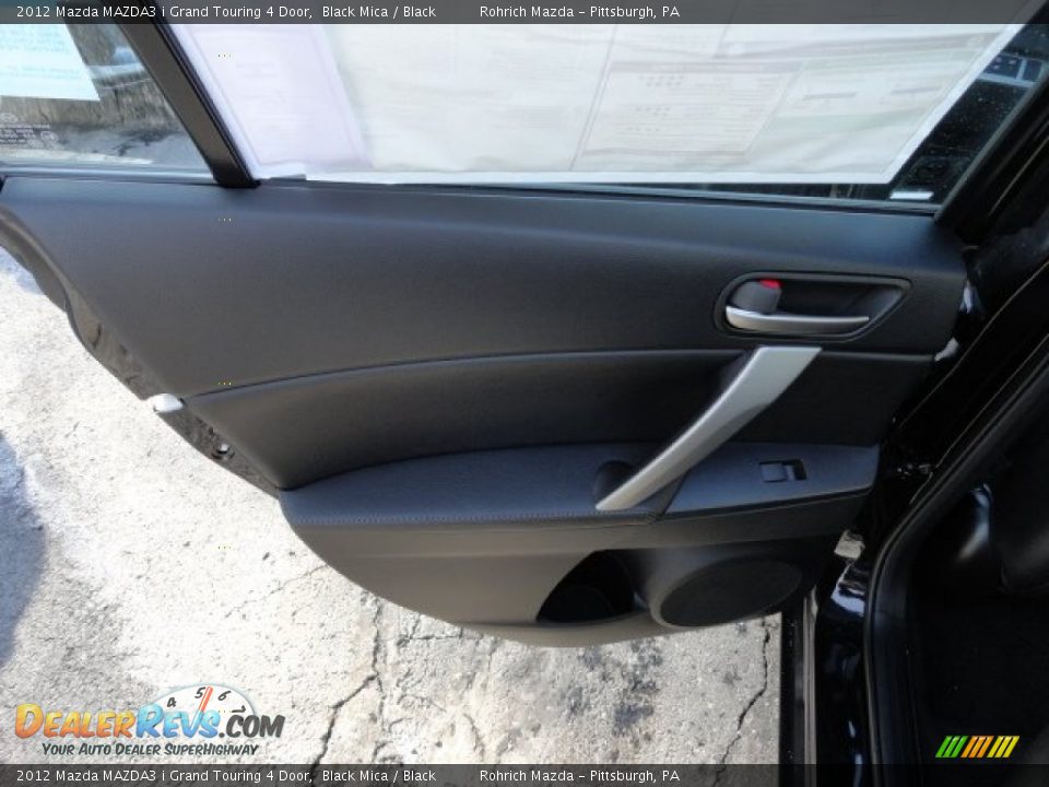 2012 Mazda MAZDA3 i Grand Touring 4 Door Black Mica / Black Photo #13