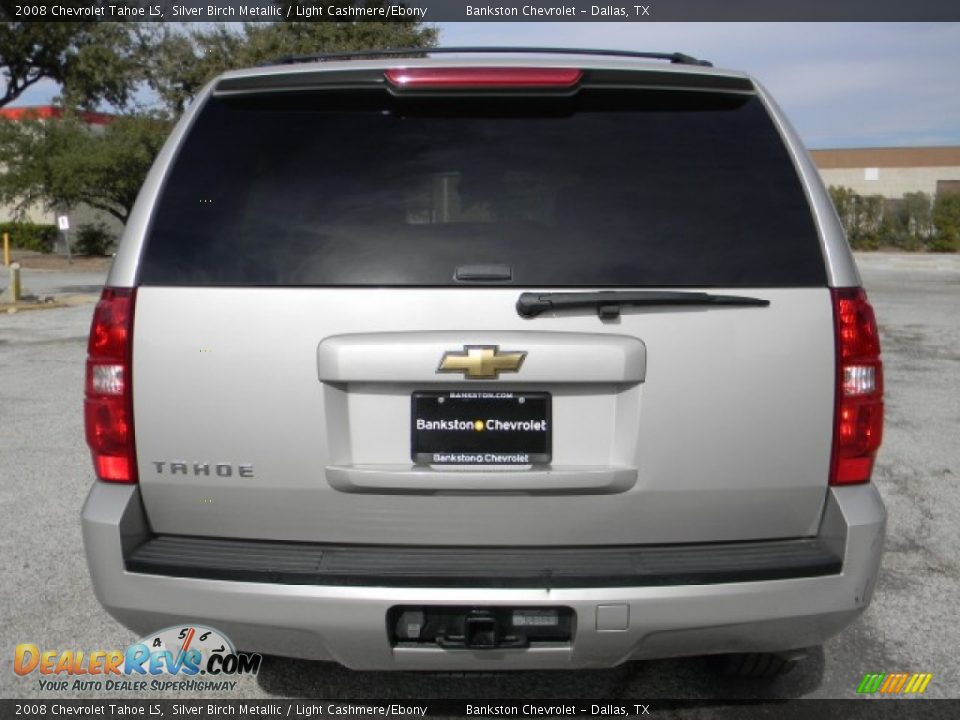 2008 Chevrolet Tahoe LS Silver Birch Metallic / Light Cashmere/Ebony Photo #4