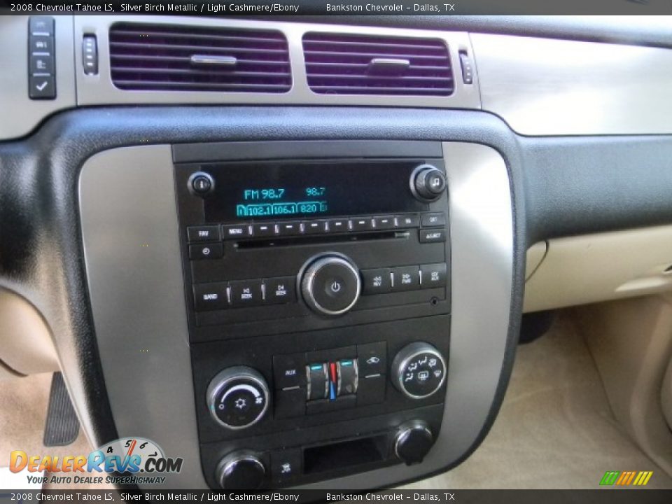 2008 Chevrolet Tahoe LS Silver Birch Metallic / Light Cashmere/Ebony Photo #11