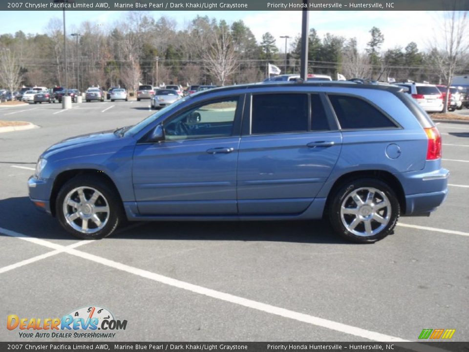 Marine Blue Pearl 2007 Chrysler Pacifica Limited AWD Photo #3