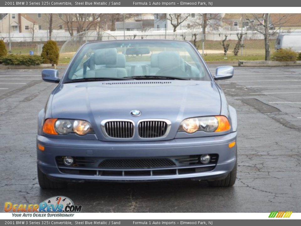 2001 BMW 3 Series 325i Convertible Steel Blue Metallic / Sand Photo #1