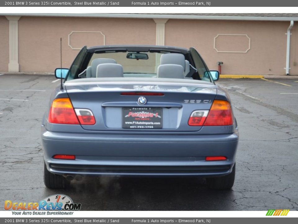 2001 BMW 3 Series 325i Convertible Steel Blue Metallic / Sand Photo #5