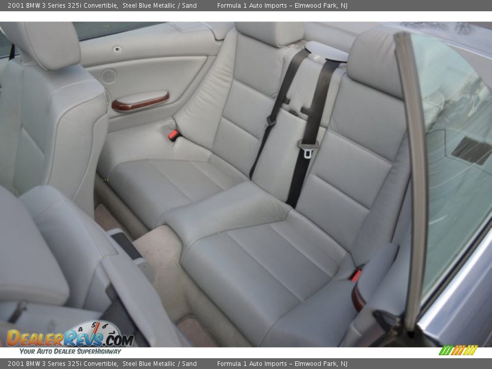 2001 BMW 3 Series 325i Convertible Steel Blue Metallic / Sand Photo #9