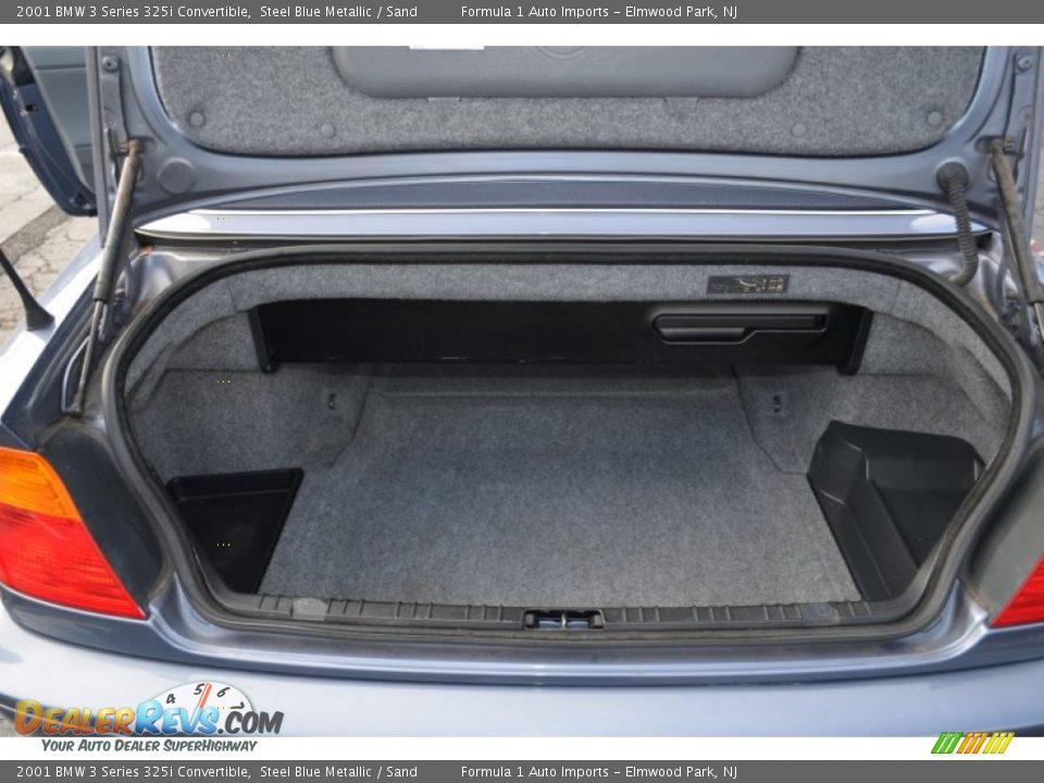 2001 BMW 3 Series 325i Convertible Steel Blue Metallic / Sand Photo #18