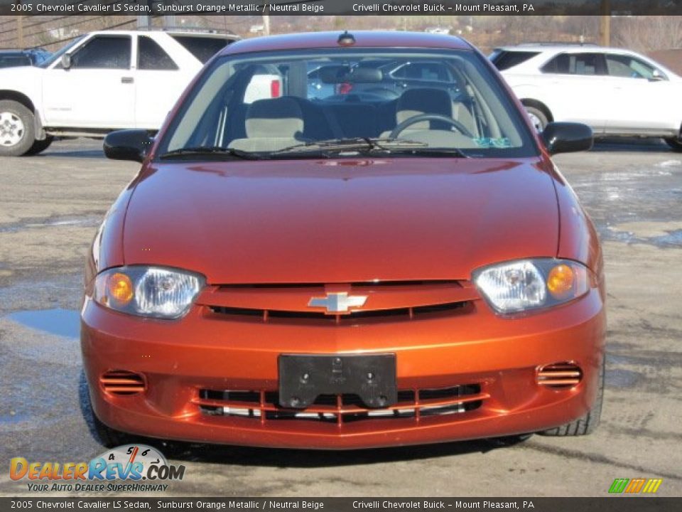 Sunburst Orange Metallic 2005 Chevrolet Cavalier LS Sedan Photo #9