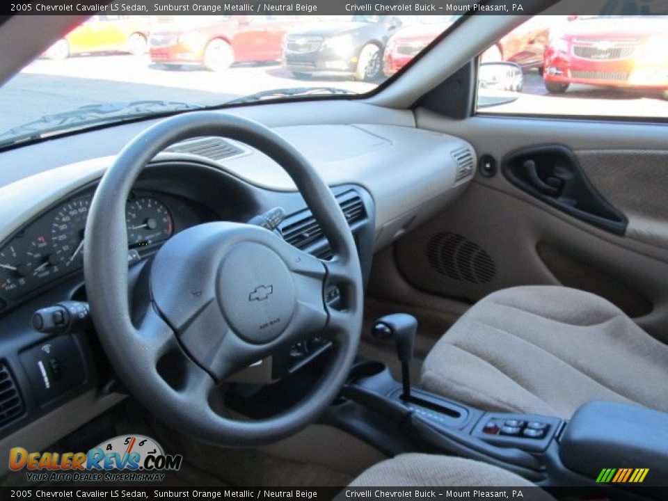 Dashboard of 2005 Chevrolet Cavalier LS Sedan Photo #14