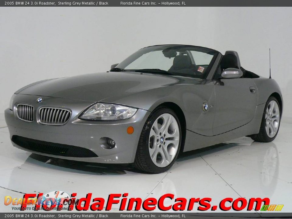 2005 BMW Z4 3.0i Roadster Sterling Grey Metallic / Black Photo #1