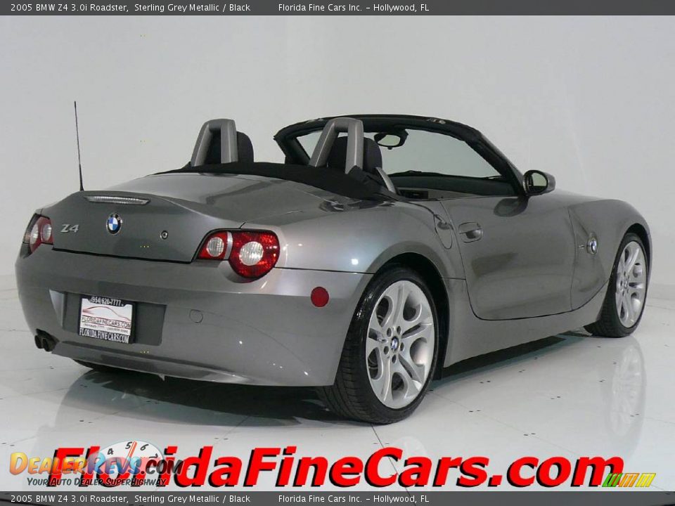 2005 BMW Z4 3.0i Roadster Sterling Grey Metallic / Black Photo #2