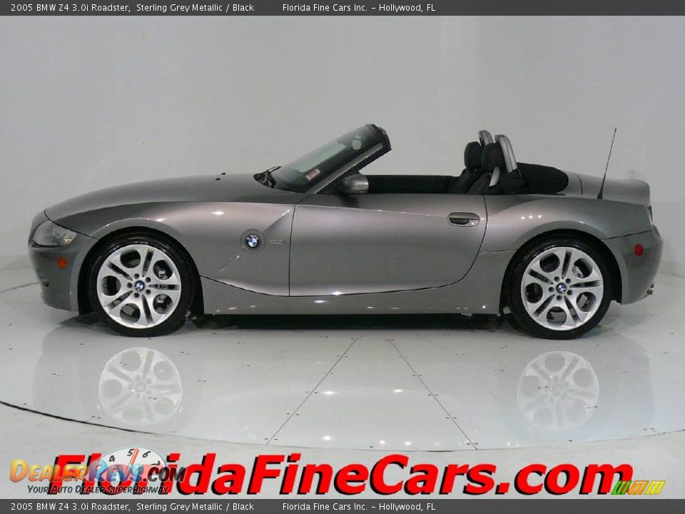 2005 BMW Z4 3.0i Roadster Sterling Grey Metallic / Black Photo #3