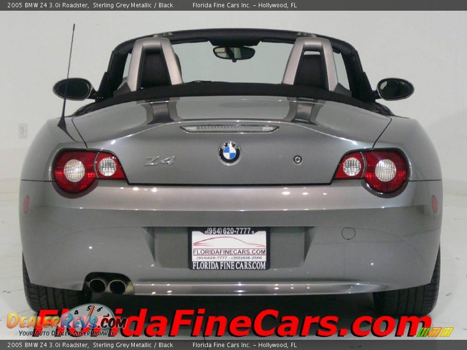 2005 BMW Z4 3.0i Roadster Sterling Grey Metallic / Black Photo #6