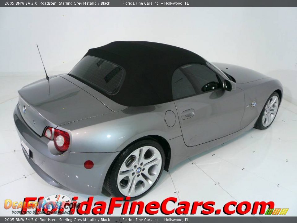 2005 BMW Z4 3.0i Roadster Sterling Grey Metallic / Black Photo #9