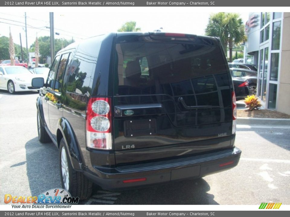 2012 Land Rover LR4 HSE LUX Santorini Black Metallic / Almond/Nutmeg Photo #5