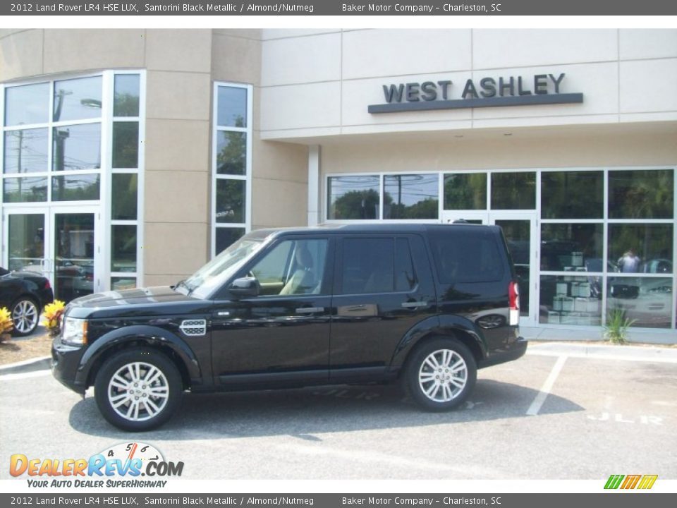 2012 Land Rover LR4 HSE LUX Santorini Black Metallic / Almond/Nutmeg Photo #7