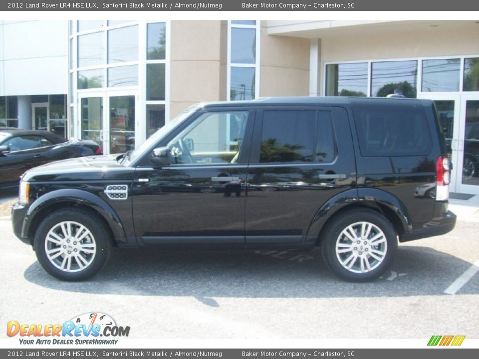 2012 Land Rover LR4 HSE LUX Santorini Black Metallic / Almond/Nutmeg Photo #8