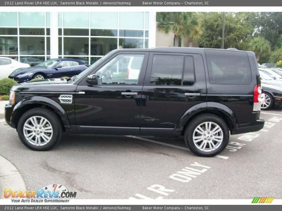2012 Land Rover LR4 HSE LUX Santorini Black Metallic / Almond/Nutmeg Photo #9