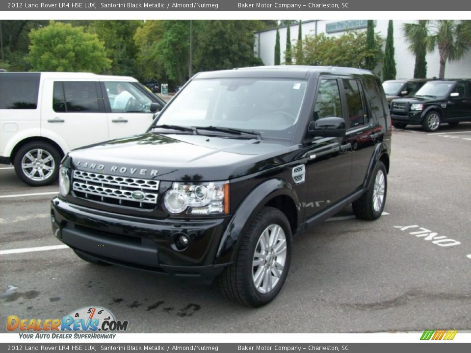2012 Land Rover LR4 HSE LUX Santorini Black Metallic / Almond/Nutmeg Photo #10