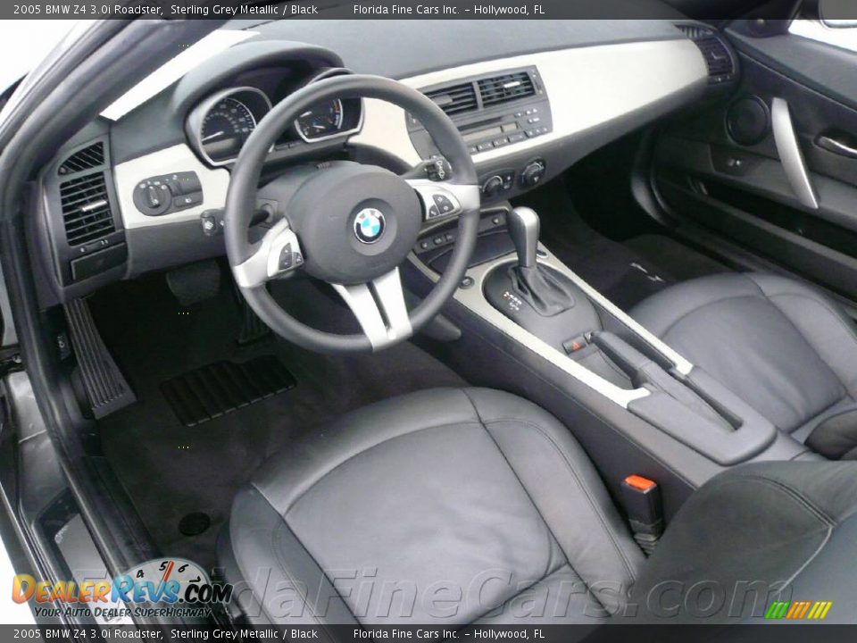 2005 BMW Z4 3.0i Roadster Sterling Grey Metallic / Black Photo #13