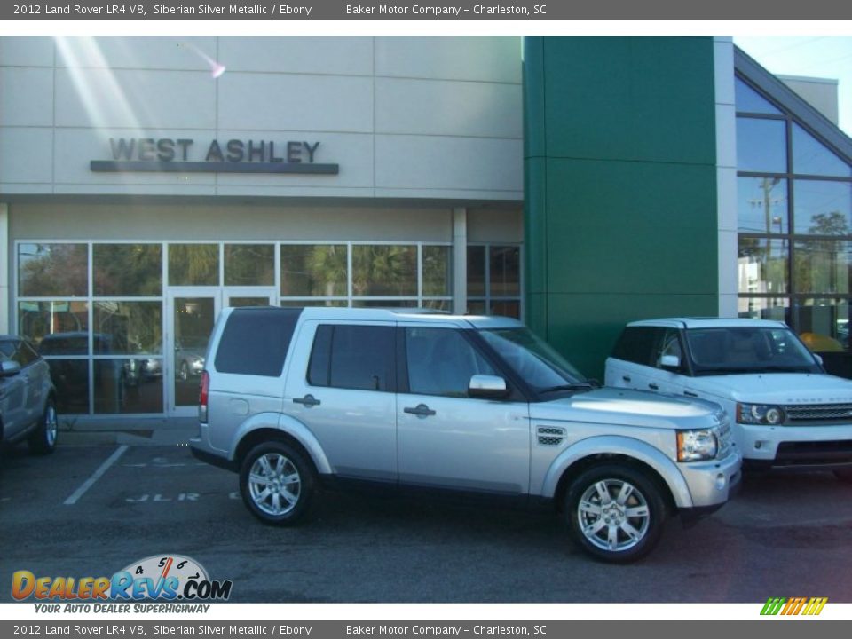 2012 Land Rover LR4 V8 Siberian Silver Metallic / Ebony Photo #1