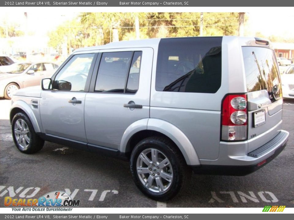 2012 Land Rover LR4 V8 Siberian Silver Metallic / Ebony Photo #2
