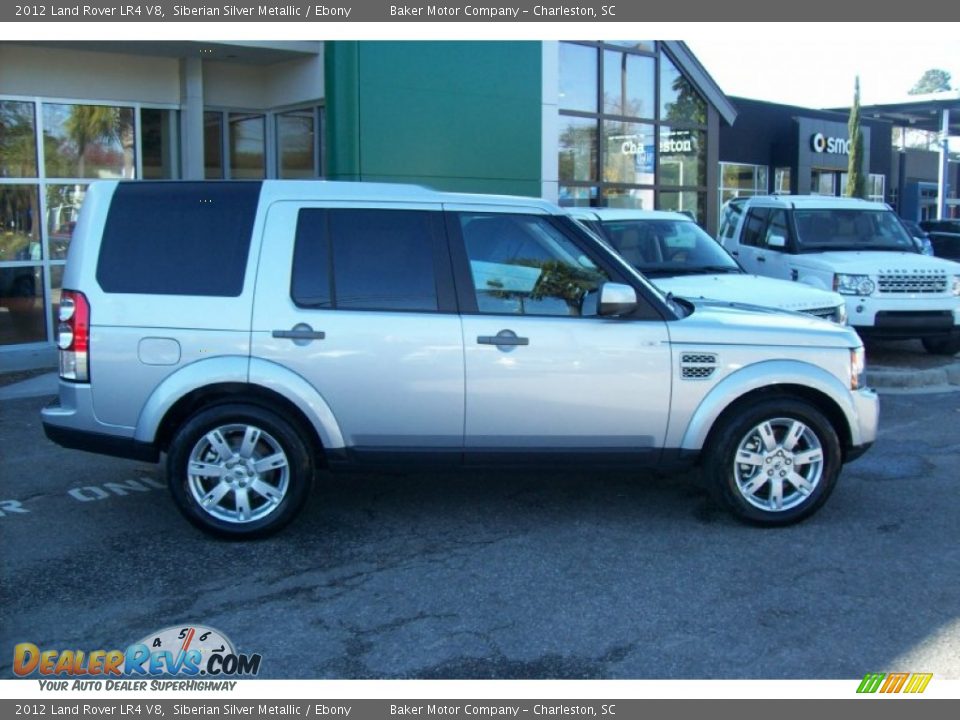 2012 Land Rover LR4 V8 Siberian Silver Metallic / Ebony Photo #3