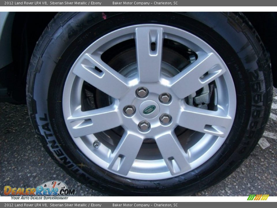 2012 Land Rover LR4 V8 Siberian Silver Metallic / Ebony Photo #5