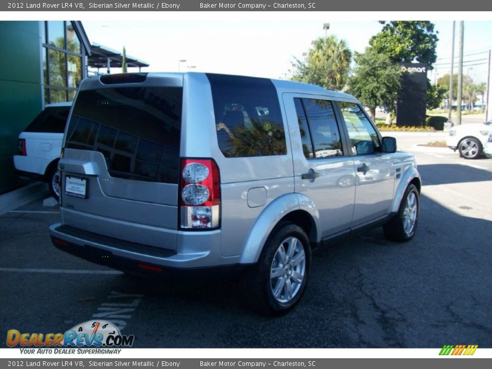 2012 Land Rover LR4 V8 Siberian Silver Metallic / Ebony Photo #8