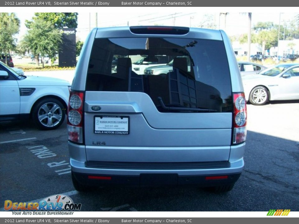 2012 Land Rover LR4 V8 Siberian Silver Metallic / Ebony Photo #9