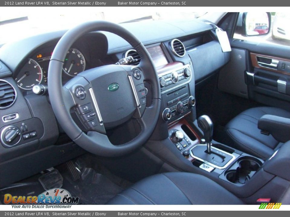 2012 Land Rover LR4 V8 Siberian Silver Metallic / Ebony Photo #14