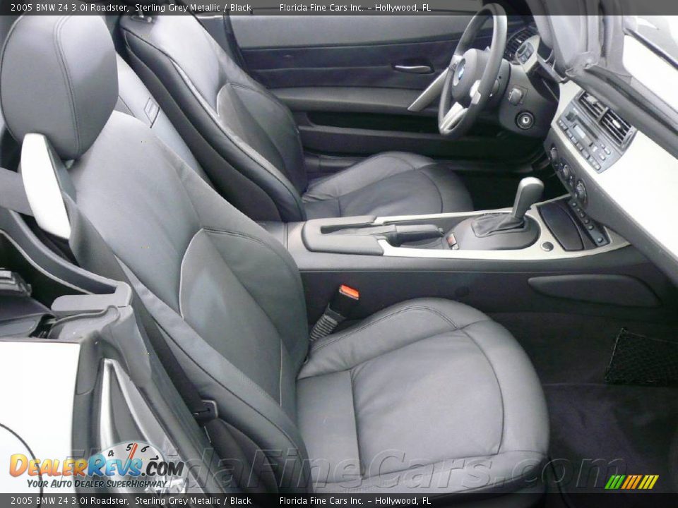 2005 BMW Z4 3.0i Roadster Sterling Grey Metallic / Black Photo #14