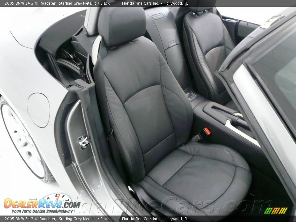 2005 BMW Z4 3.0i Roadster Sterling Grey Metallic / Black Photo #15
