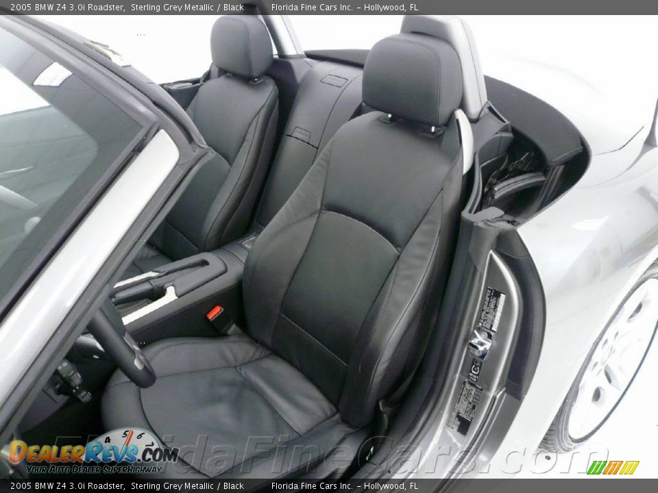 2005 BMW Z4 3.0i Roadster Sterling Grey Metallic / Black Photo #16