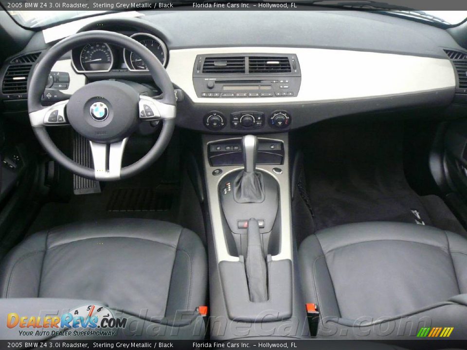 2005 BMW Z4 3.0i Roadster Sterling Grey Metallic / Black Photo #17