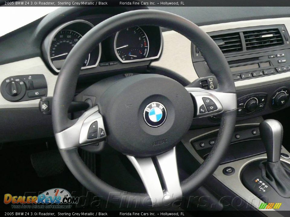 2005 BMW Z4 3.0i Roadster Sterling Grey Metallic / Black Photo #18