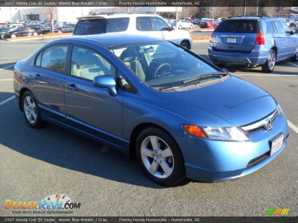 2007 Honda civic ex atomic blue metallic #3