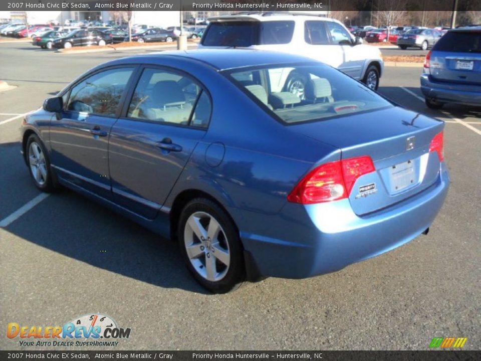 2007 Honda civic atomic blue #6