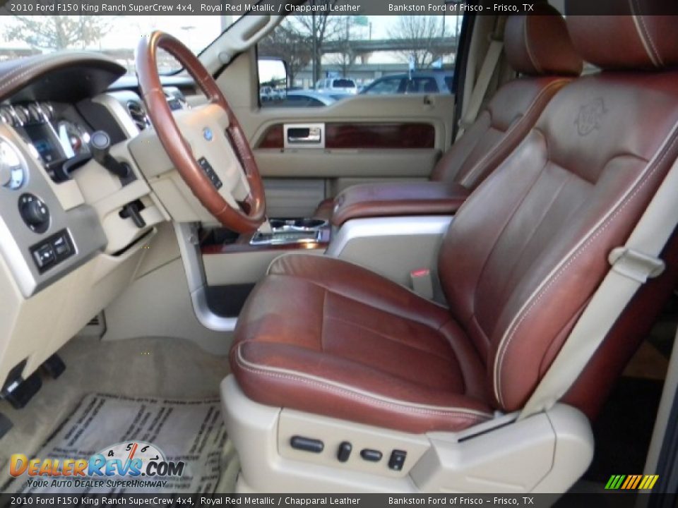 Chapparal Leather Interior - 2010 Ford F150 King Ranch SuperCrew 4x4 Photo #9
