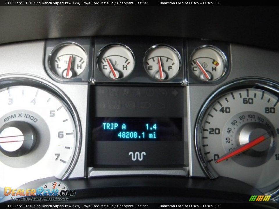 2010 Ford F150 King Ranch SuperCrew 4x4 Gauges Photo #10