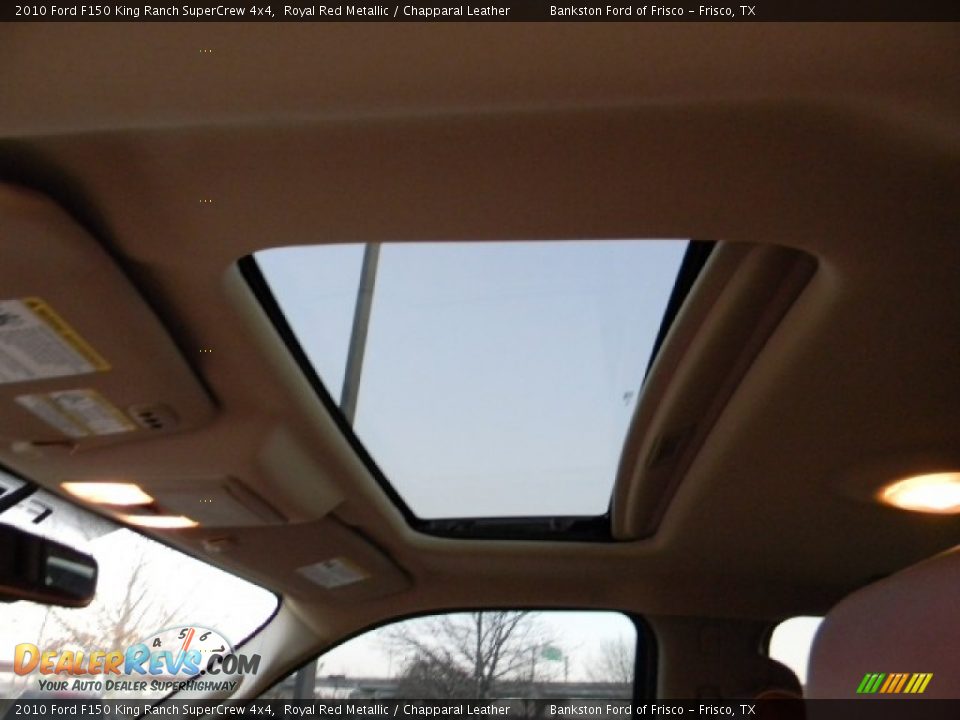 2010 Ford F150 King Ranch SuperCrew 4x4 Royal Red Metallic / Chapparal Leather Photo #11