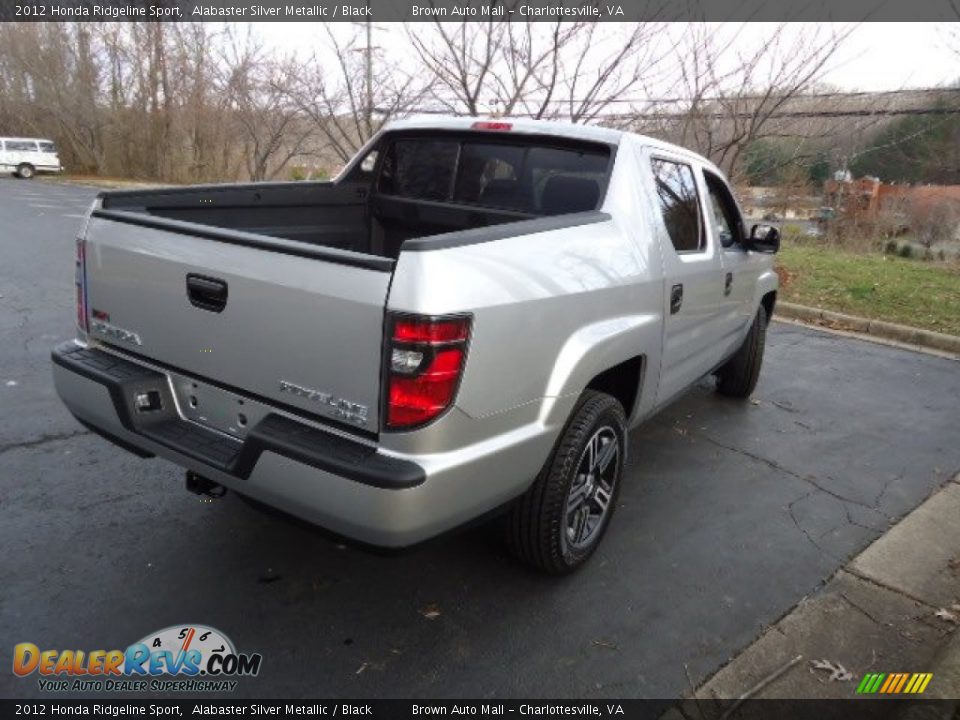 2012 Honda Ridgeline Sport Alabaster Silver Metallic / Black Photo #7