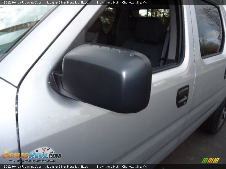 2012 Honda Ridgeline Sport Alabaster Silver Metallic / Black Photo #16