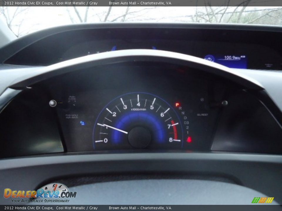 2012 Honda Civic EX Coupe Gauges Photo #21