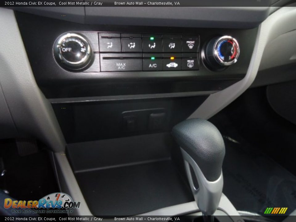 Controls of 2012 Honda Civic EX Coupe Photo #27