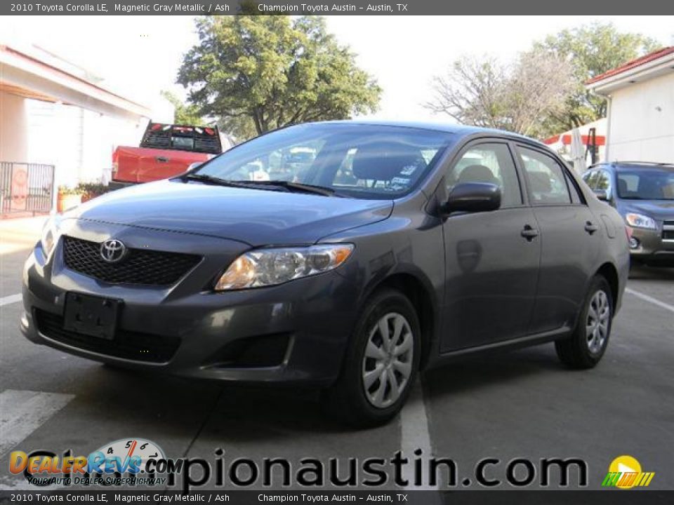 2010 Toyota Corolla LE Magnetic Gray Metallic / Ash Photo #1