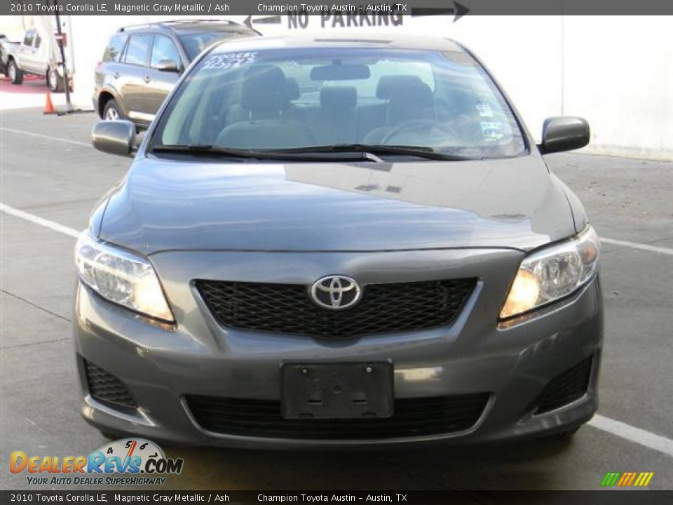 2010 Toyota Corolla LE Magnetic Gray Metallic / Ash Photo #2