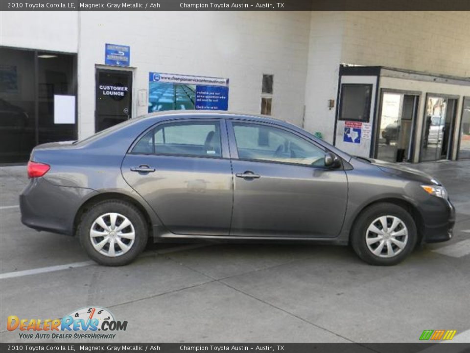 2010 Toyota Corolla LE Magnetic Gray Metallic / Ash Photo #4